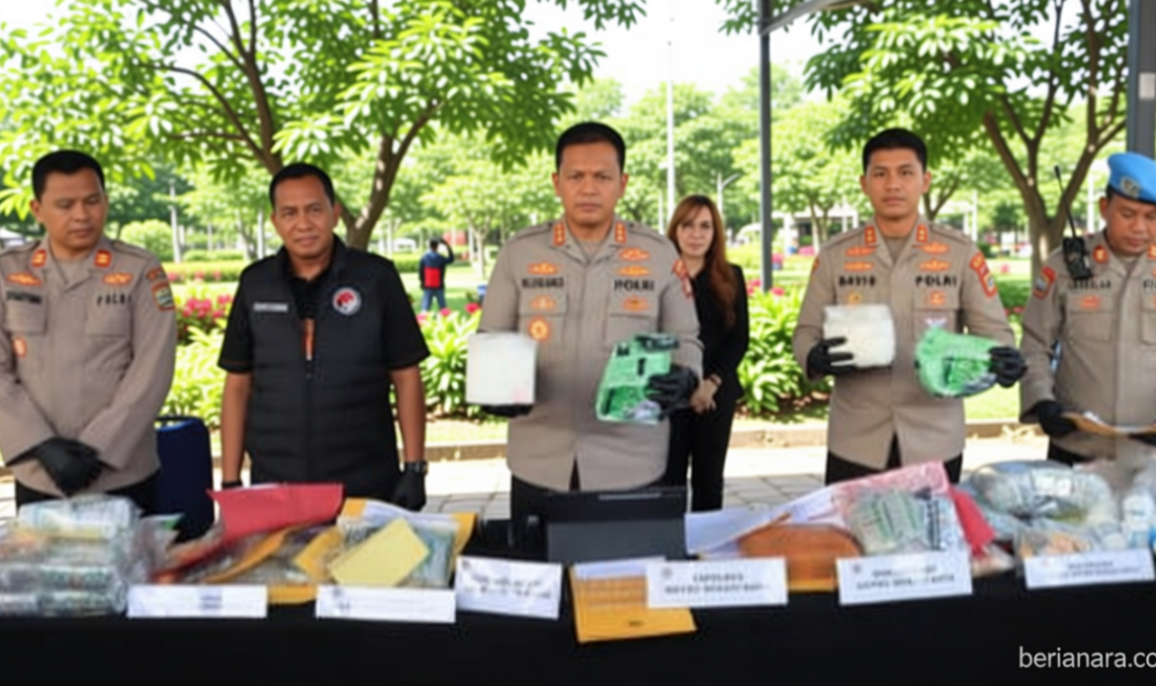 Special Plan: Polres Metro Bekasi Kota Bongkar Sindikat Sabu Jaringan Sumatera-Jawa-Bali, 5 Orang Ditangkap