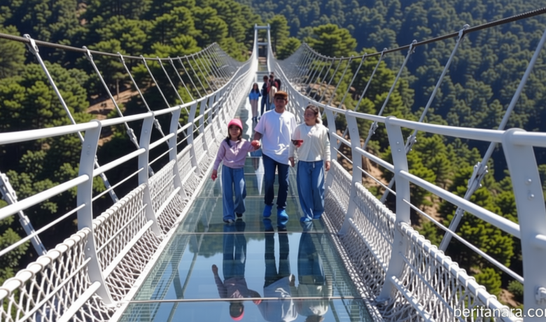 What Happened During: Resmi Dibuka, Bromo Sky Bridge Tawarkan Sensasi Melayang di Atas Panorama Gunung Bromo