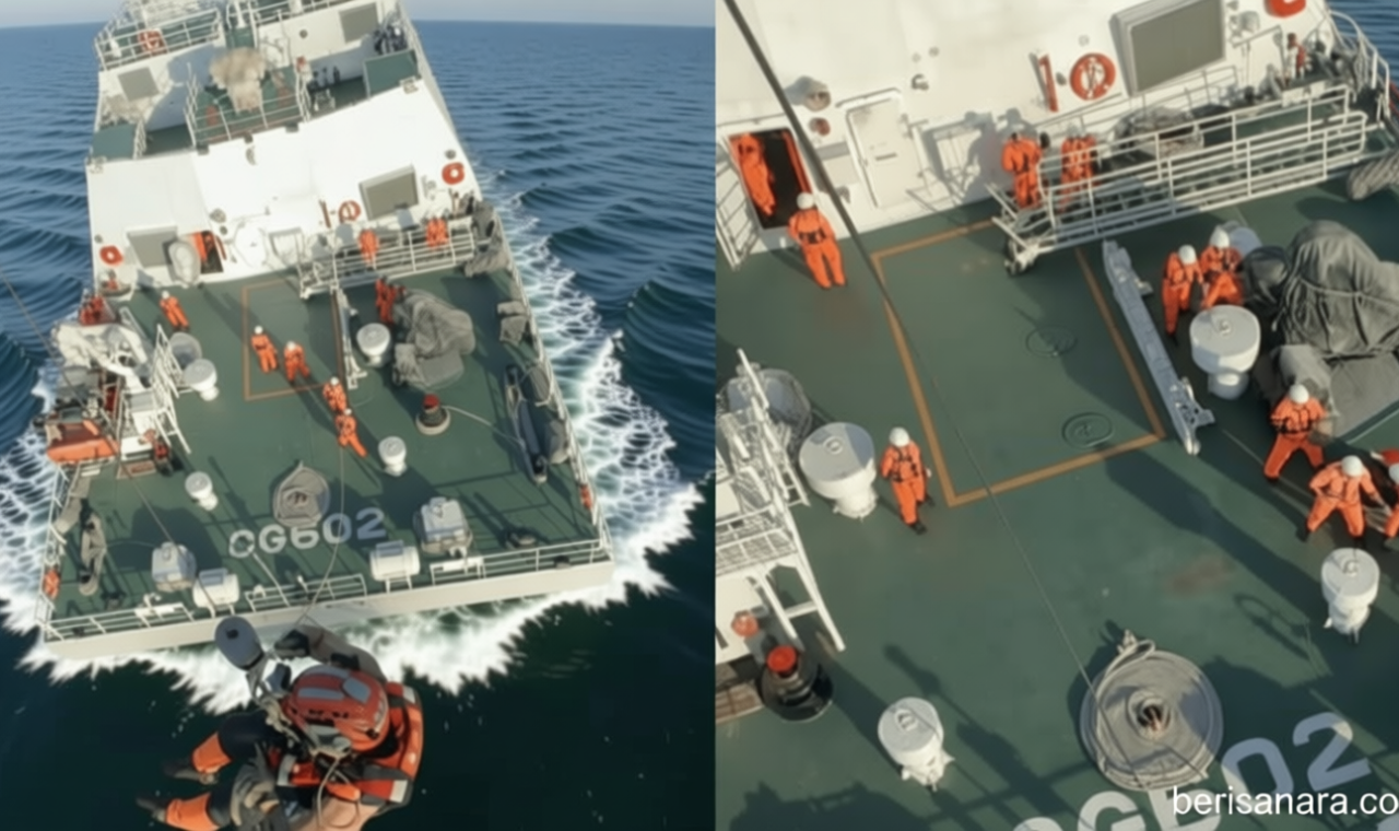 Penjaga Pantai Taiwan Selamatkan ABK Indonesia yang Tersengat Ikan Pari – Helikopter Black Hawk Dikerahkan untuk Evakuasi