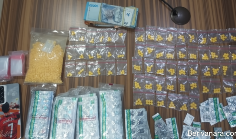 Important Visit: detik Polres Metro Bekasi Sita 1.825 Butir Obat Keras Ilegal di Tarumajaya