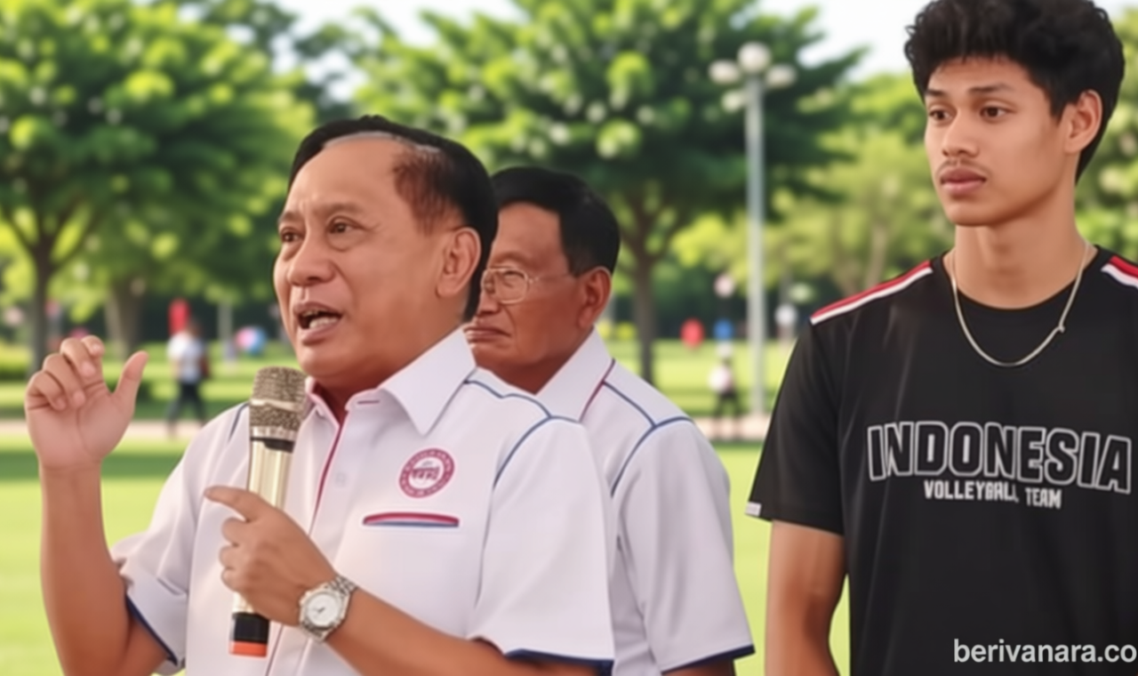 Ketum PBVSI Sebut Timnas Voli Indonesia Juara AVC Men’s Cup 2026 Berkat Proses Panjang – Bukan Faktor Keberuntungan