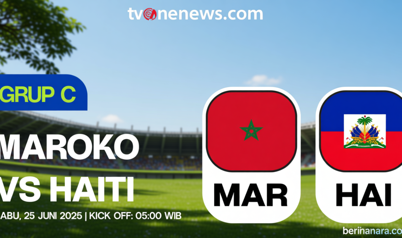 Link Live Streaming Piala Dunia 2026: Maroko Vs Haiti