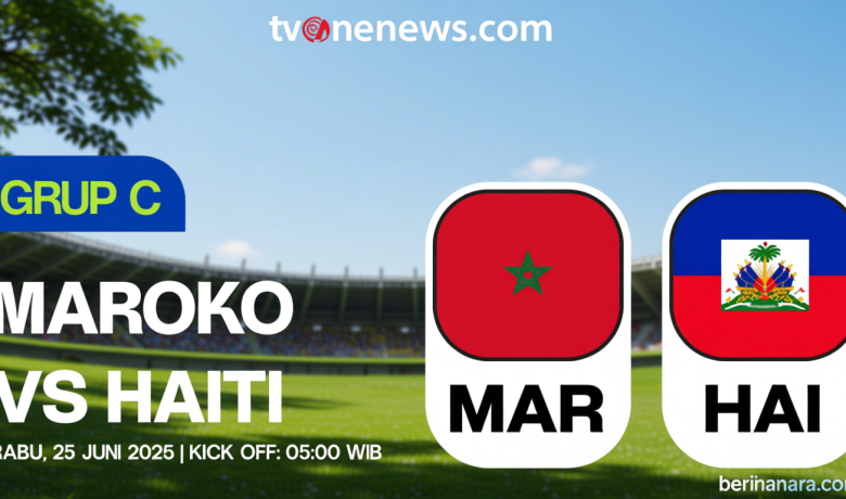 Link Live Streaming Piala Dunia 2026: Maroko Vs Haiti