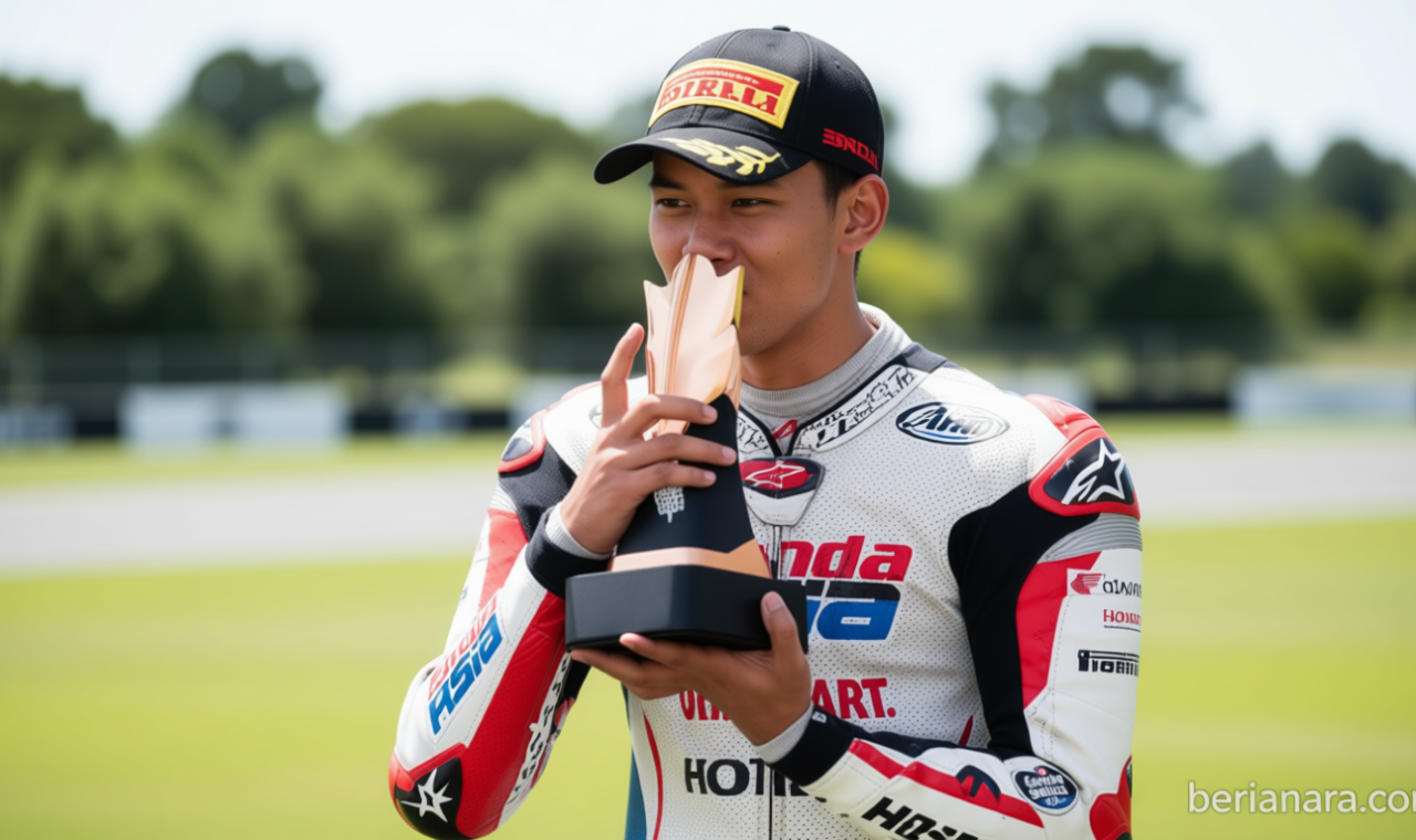 Important Visit: Kabar Buruk Bagi Veda Ega Pratama, Alami Crash di Moto3 Belanda