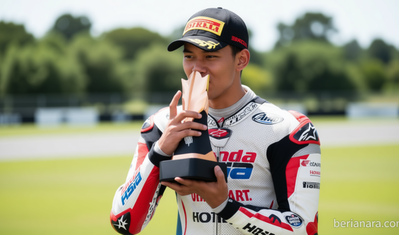 Important Visit: Kabar Buruk Bagi Veda Ega Pratama, Alami Crash di Moto3 Belanda