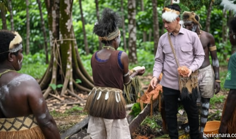 Key Strategy: Wapres Gibran Tinjau Sekolah Lapang Sagu Asmat Papua Selatan, Dorong Hilirisasi Ekonomi Lokal