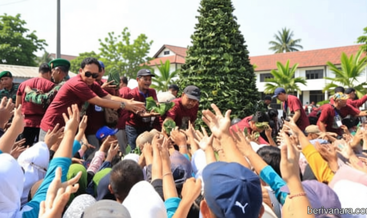 Historic Moment: Festival Tumpeng Nasi Krawu Gresik Pecahkan Rekor MURI dengan 3.000 Bungkus