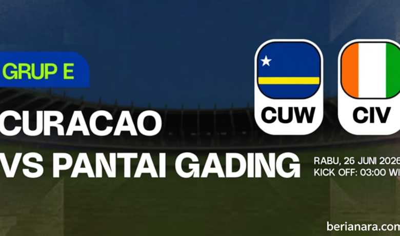 Link Live Streaming Piala Dunia 2026: Curacao Vs Pantai Gading