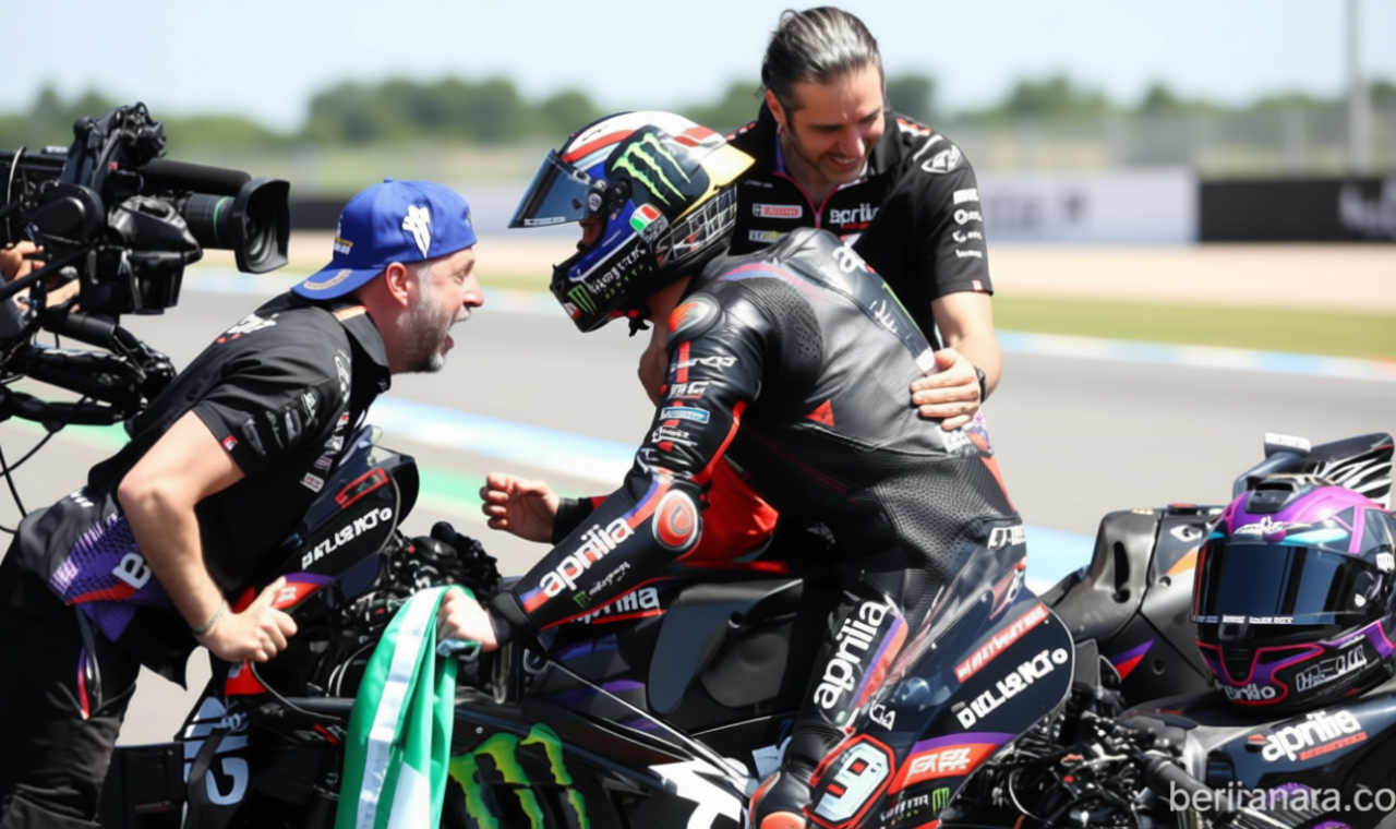 Hasil Latihan MotoGP Belanda 2026: Marco Bezzecchi dan Raul Fernandez Bawa Aprilia Berjaya di Sirkuit Assen