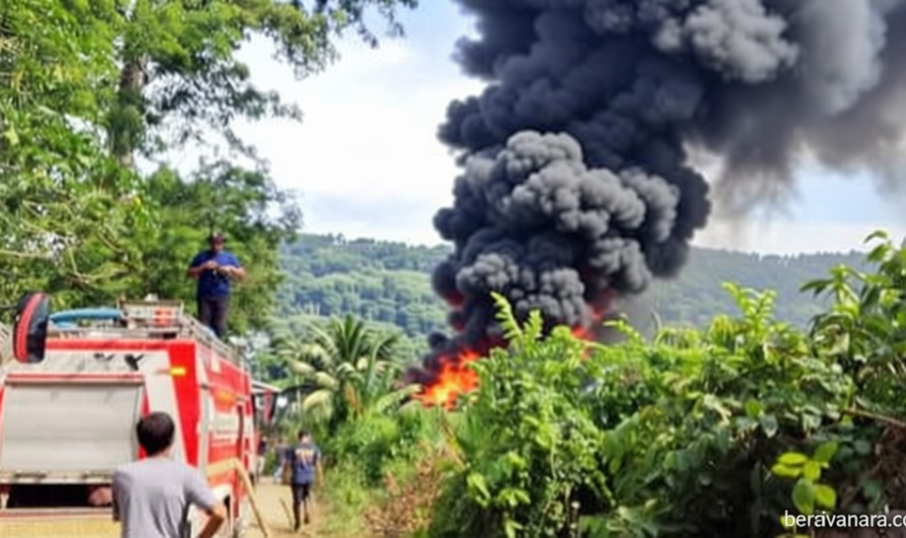 Facing Challenges: Sumur Minyak Tradisional di Darul Ihsan di Polres Aceh Timur Meledak