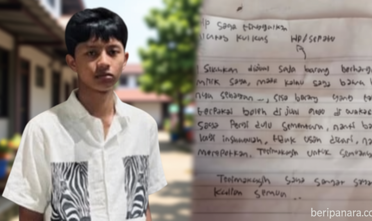 Ghilmi Fardan Basyir Pelajar SMAN 1 Margahayu Bandung Dilaporkan Hilang, Sempat Tinggalkan Surat