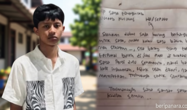 Ghilmi Fardan Basyir Pelajar SMAN 1 Margahayu Bandung Dilaporkan Hilang, Sempat Tinggalkan Surat