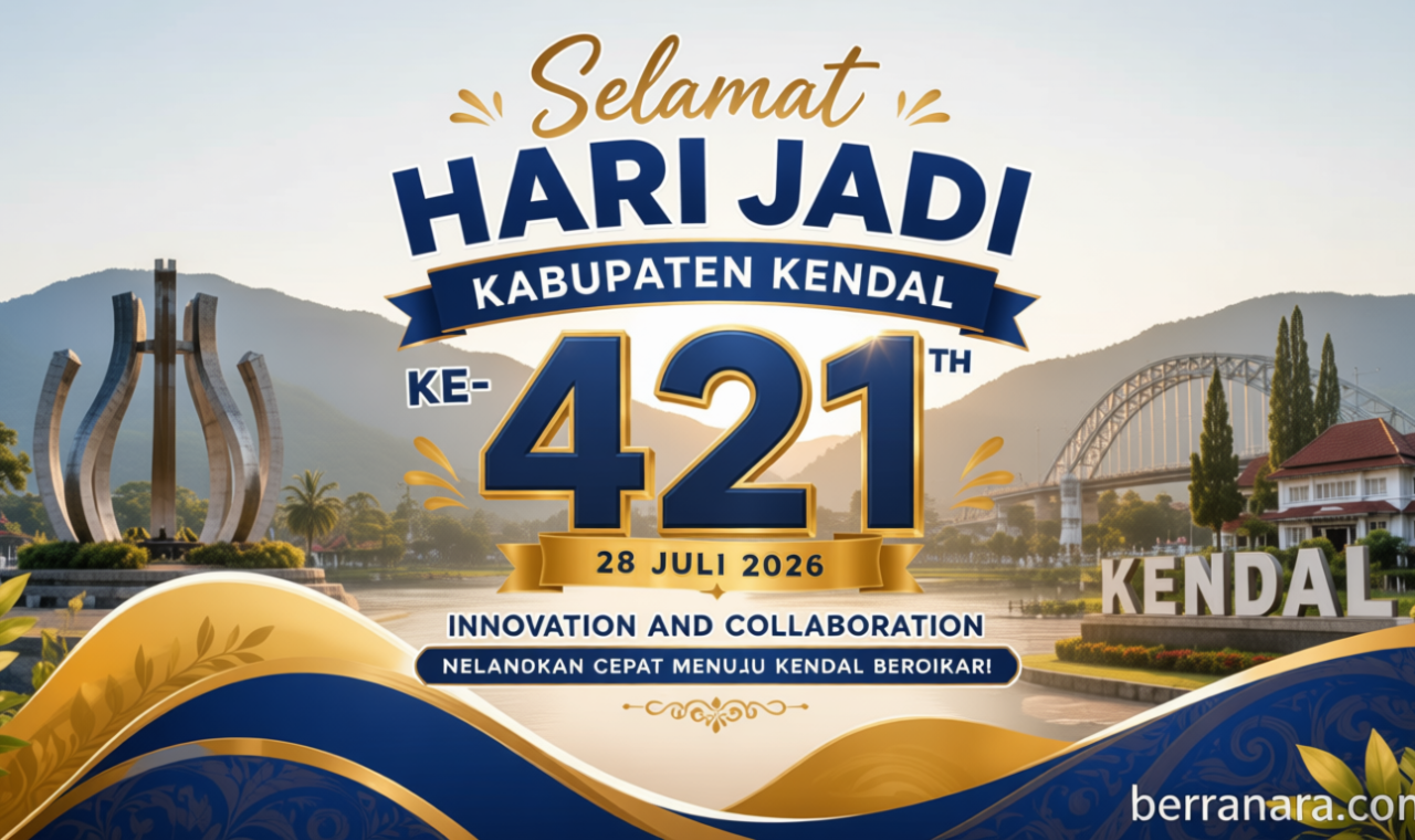 10 Ucapan Selamat Hari Jadi Kabupaten Kendal ke-421 Tahun 2026, Cocok Dijadikan Caption Medsos