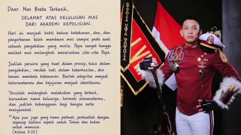 Key Strategy: Ucap Syukur Ferdy Sambo Atas Anak Lulus Pendidikan Akpol, Sematkan Ayat Alkitab ini sebagai Nasihat