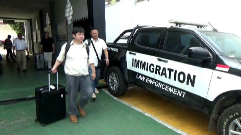 Visit Agenda: Langgar Izin Tinggal, Tiga WNA Asal China Dideportasi Imigrasi Bandar Lampung