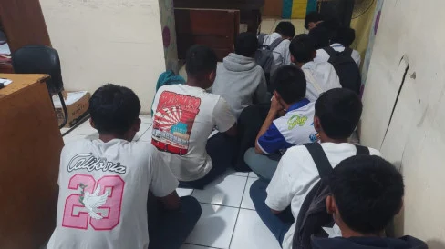 Berawal dari Saling Tantang di Medsos – 9 Pelajar SMK di Pati Diciduk Polisi Usai Tawuran
