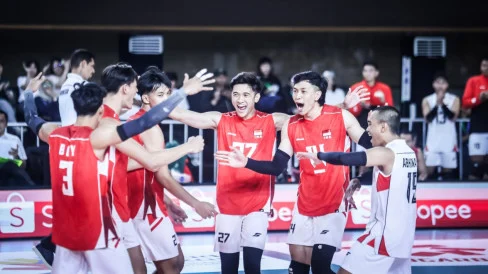 Timnas Voli Indonesia Finis Peringkat Ketiga SEA V Cup Usai Kalahkan Kamboja