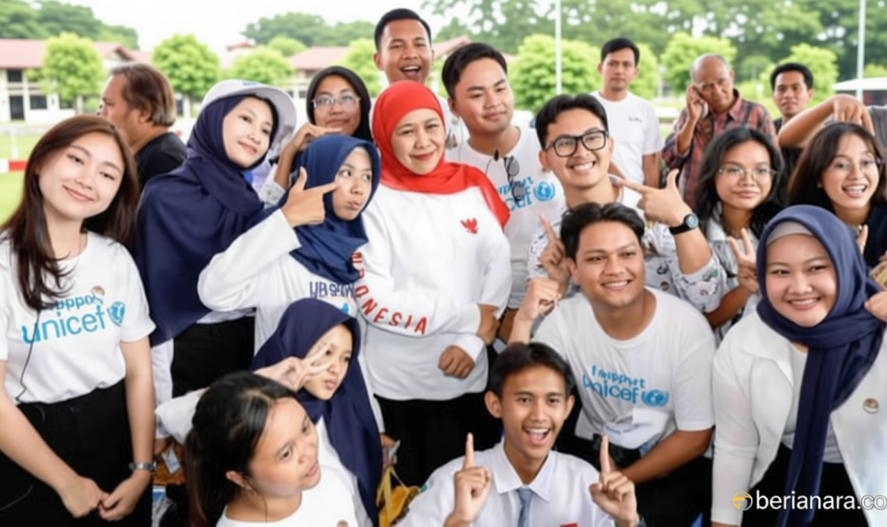 Lindungi Ekosistem Anak di Ruang Digital, Gubernur Khofifah dan Menteri PPPA Luncurkan Gerakan Perisai Anak Jawa Timur