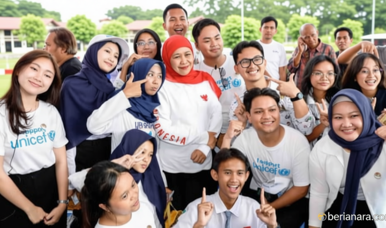 Lindungi Ekosistem Anak di Ruang Digital, Gubernur Khofifah dan Menteri PPPA Luncurkan Gerakan Perisai Anak Jawa Timur