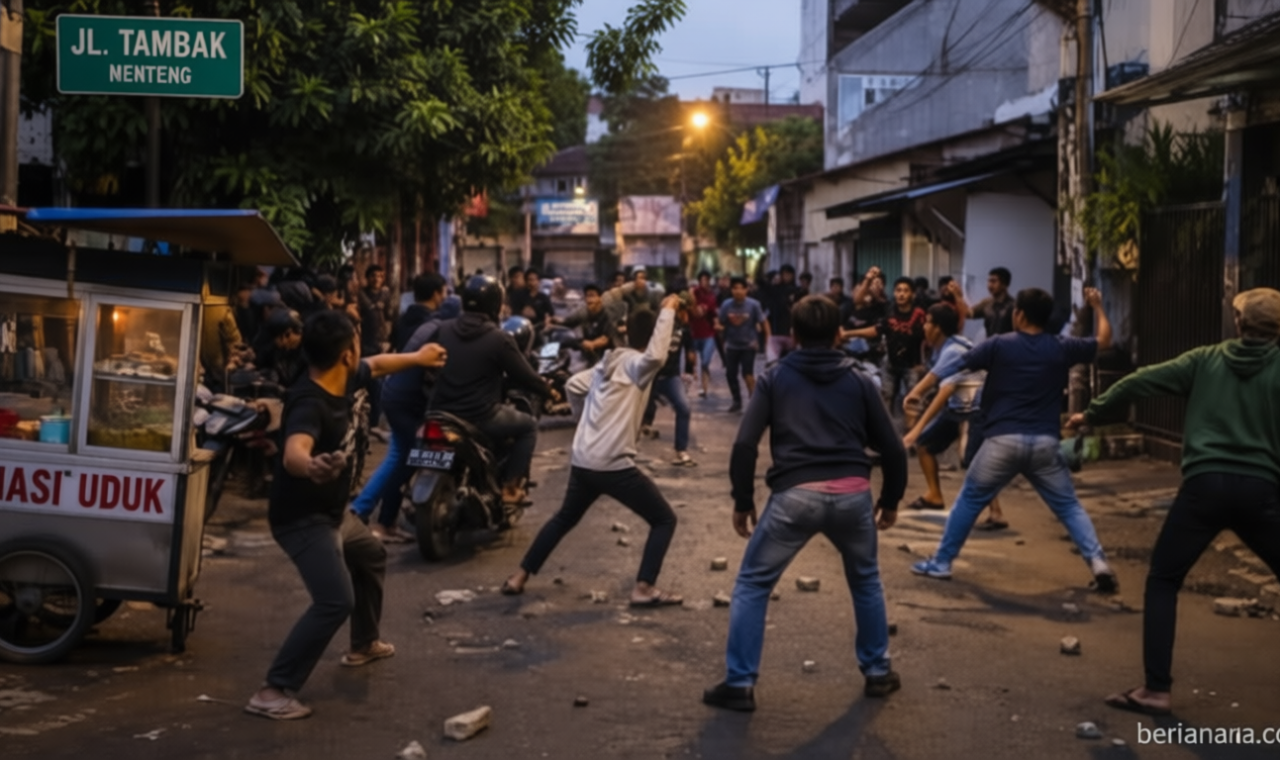 Pengakuan Penjual Nasi Uduk Ungkap Awal Mula Bentrokan di Jalan Tambak Menteng hingga Tewaskan Satu Orang