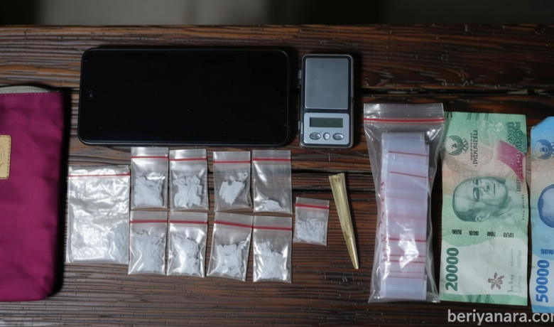 10 Paket Narkoba dan Timbangan Digital Disita – Polisi Gerebek Pengedar Sabu di Marelan