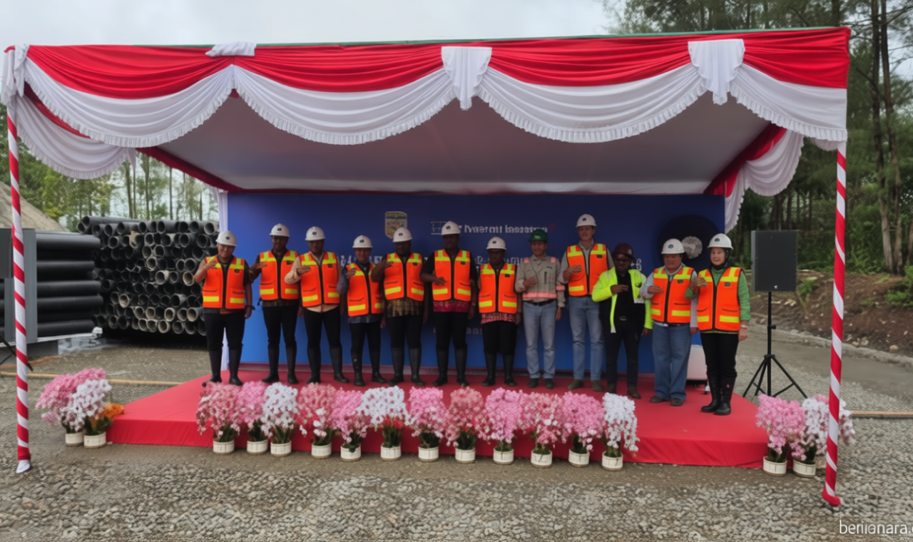 Key Strategy: Perluas Akses Air Bersih untuk Masyarakat, Freeport Indonesia Hibahkan 11 KM Pipa kepada Pemkab Mimika