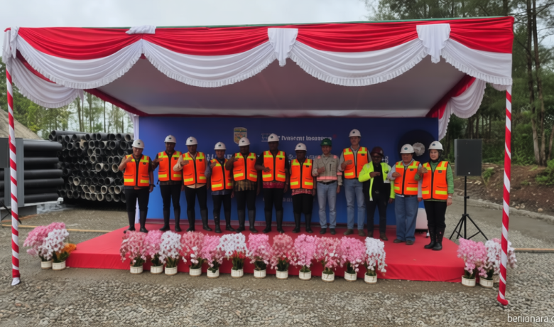 Key Strategy: Perluas Akses Air Bersih untuk Masyarakat, Freeport Indonesia Hibahkan 11 KM Pipa kepada Pemkab Mimika