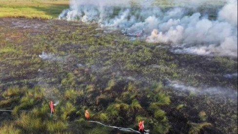 Karhutla Meluas di Sumsel, Operasi Modifikasi Cuaca Diperkuat hingga 10 Agustus