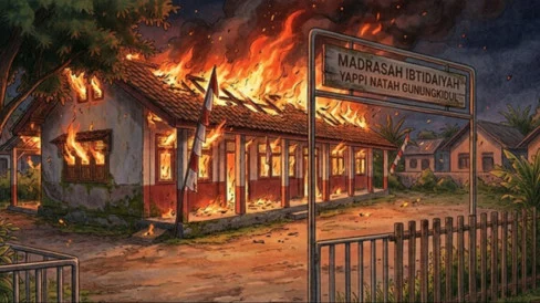 Bocah Kakak Beradik Bakar Sekolah Dasar di Gunungkidul, Pelaku Masih Berusia 15 Tahun