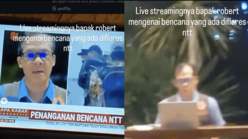 Pejabat BNPB Viral Wawancara soal Gempa NTT dari Kafe, Warganet Kini Berbondong-bondong Beri Pembelaan