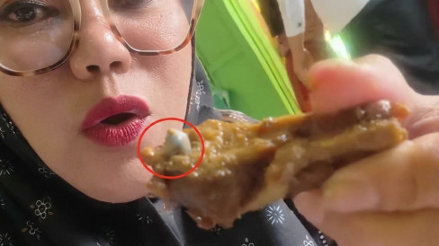 Viral! Guru di Lampung Marah Bukan Main, Benda Diduga Mirip Peluru Senapan Ditemukan dalam Daging Menu MBG