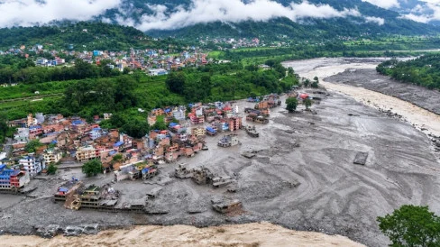 Update! Korban Tewas Banjir Bandang Dahsyat Nepal Meningkat Jadi 633 Orang, 3.000 Orang Hilang