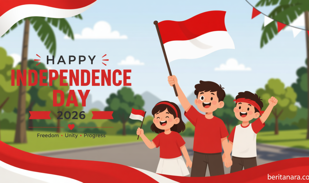 10 Ucapan Selamat HUT ke-81 RI ‘Independence Day’ dalam Bahasa Inggris